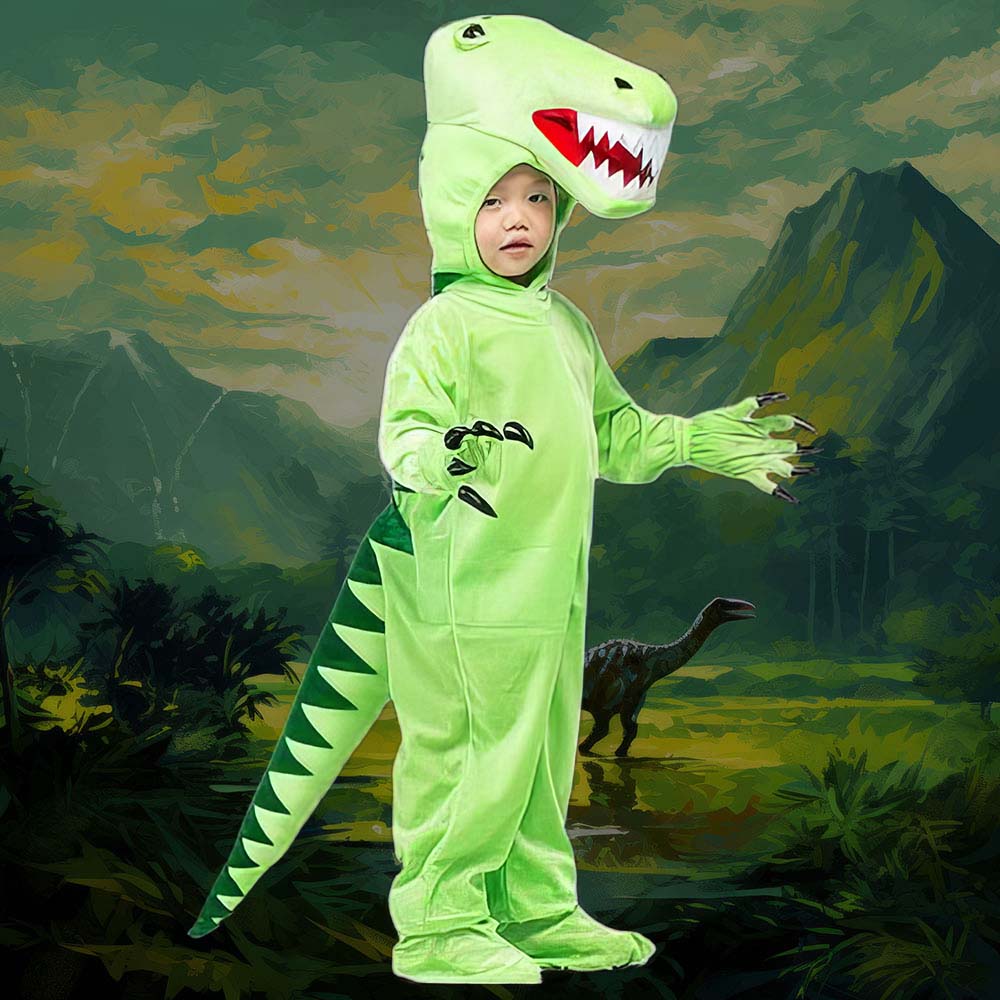 ▷ Déguisement Dinosaure avec queue pour garçon