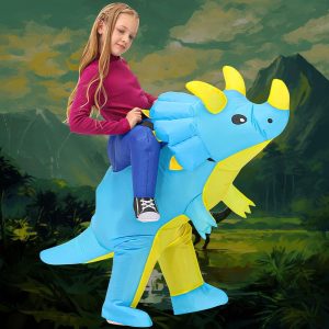 Costume de dinosaure bleu pour enfants - Petits Moussaillons
